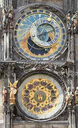 Astrological Clock, Prague. Attribution chatainism, wikipedia commona