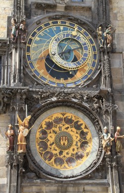 Astrological Clock, Prague. Attribution chatainism, wikipedia commons