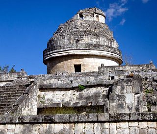 the Mayan Observatory at Chichen Ita in the Yacatan