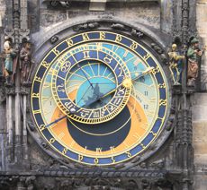 Astrological Clock, Prague. An image to illustrate how astrology works, by Roman Oleh Yaworsky
