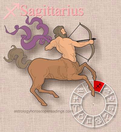 The depiction of Sagittarius the archer. Image copyright 2014 Roman Oleh Yaworsky, www.astrologyhoroscopereadings.com